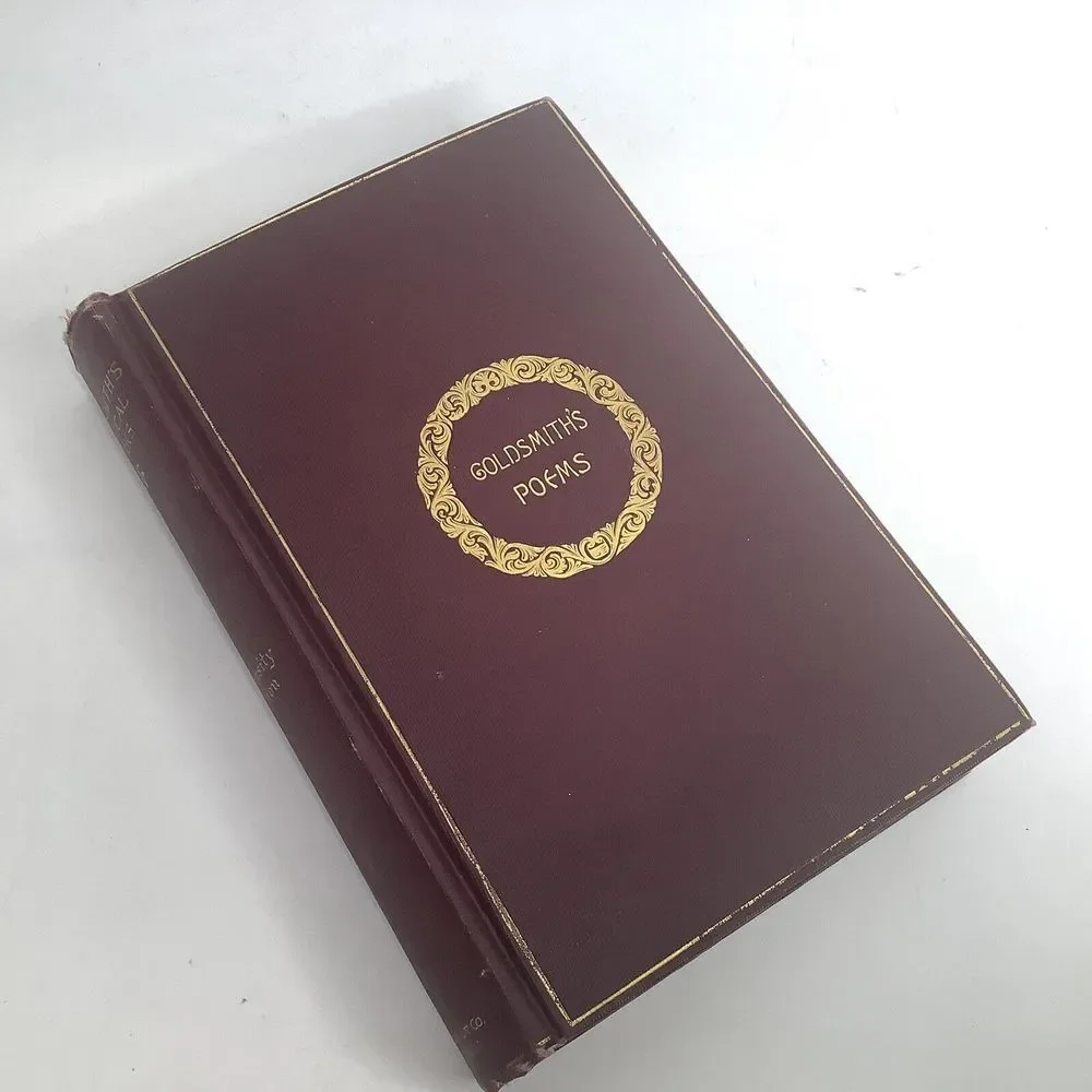 Poems Plays & Essays Goldsmith's Poetical Works T.Y. Crowell New York Red HC